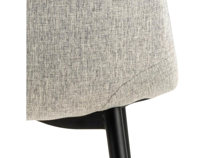 Krzesło Celia szare jasne/ czarne - ACTONA